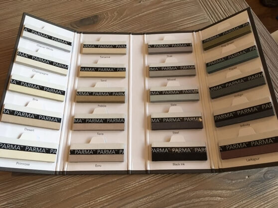 20 contemporary integrated blind colour options to choose from