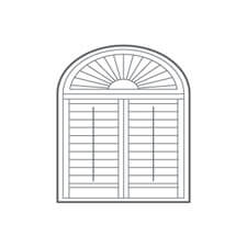 Arched shutters