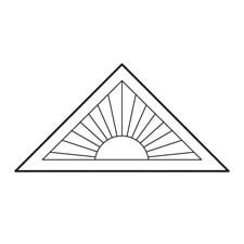 Radiating triangle