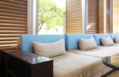 Garden room shutters