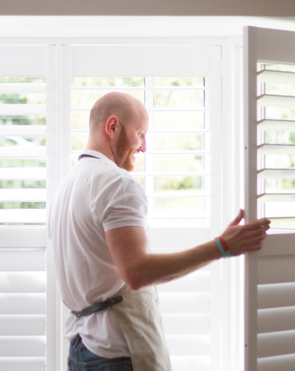 white shutters